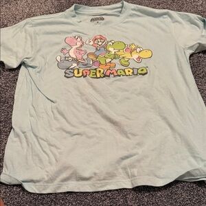 Nintendo Super Mario Light Blue Tee